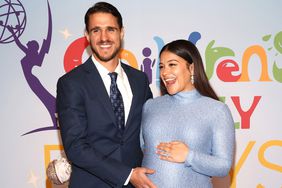 LOS ANGELES, CALIFORNIA - DECEMBER 11: (L-R) Joe Locicero and Gina Rodriguez attend the 2022 Children's & Family Emmys at Wilshire Ebell Theatre on December 11, 2022 in Los Angeles, California. (Photo by Tommaso Boddi/Getty Images)