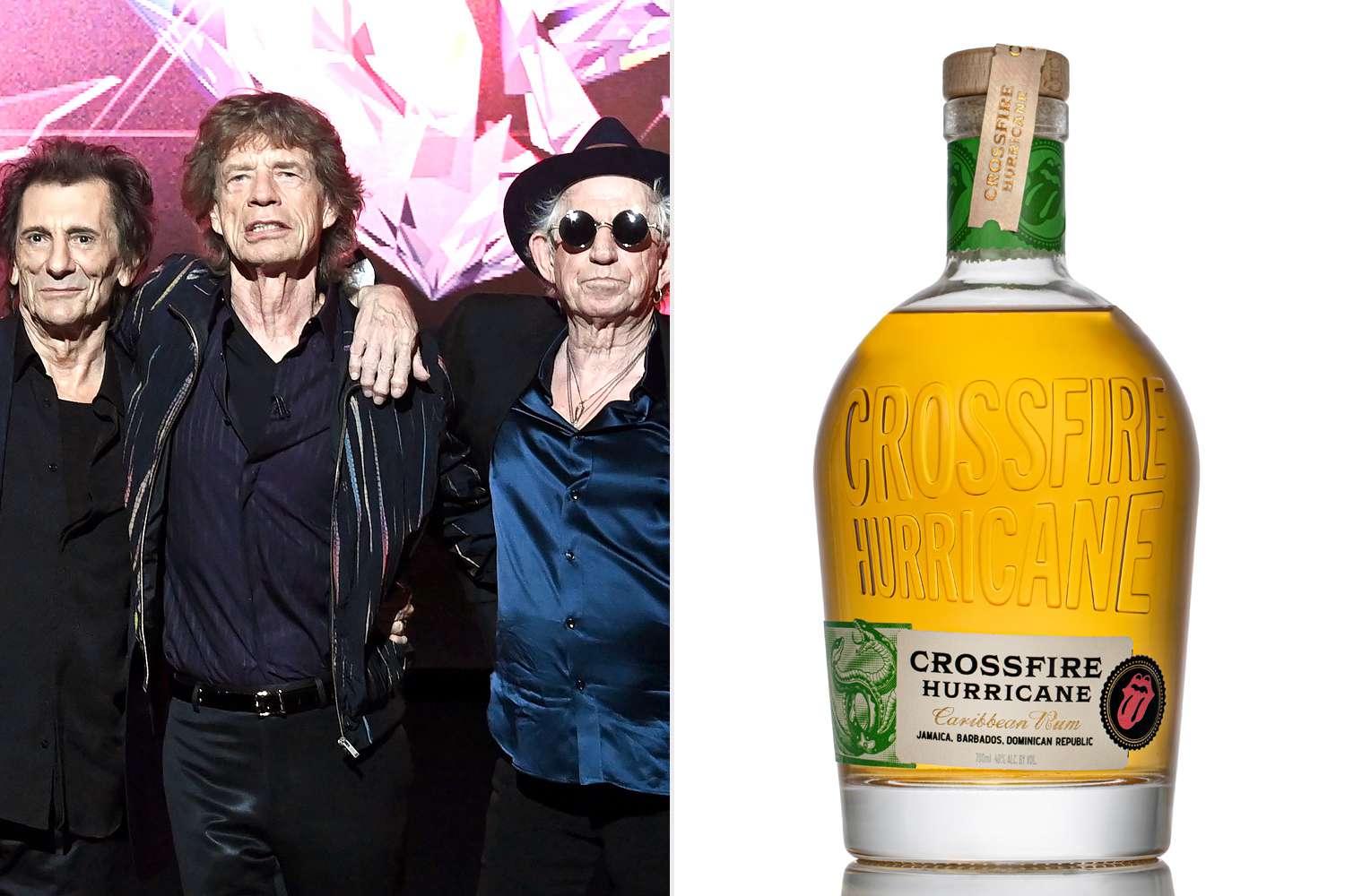 Celebrity-owned alcohol gallery with rum from The Rolling Stones