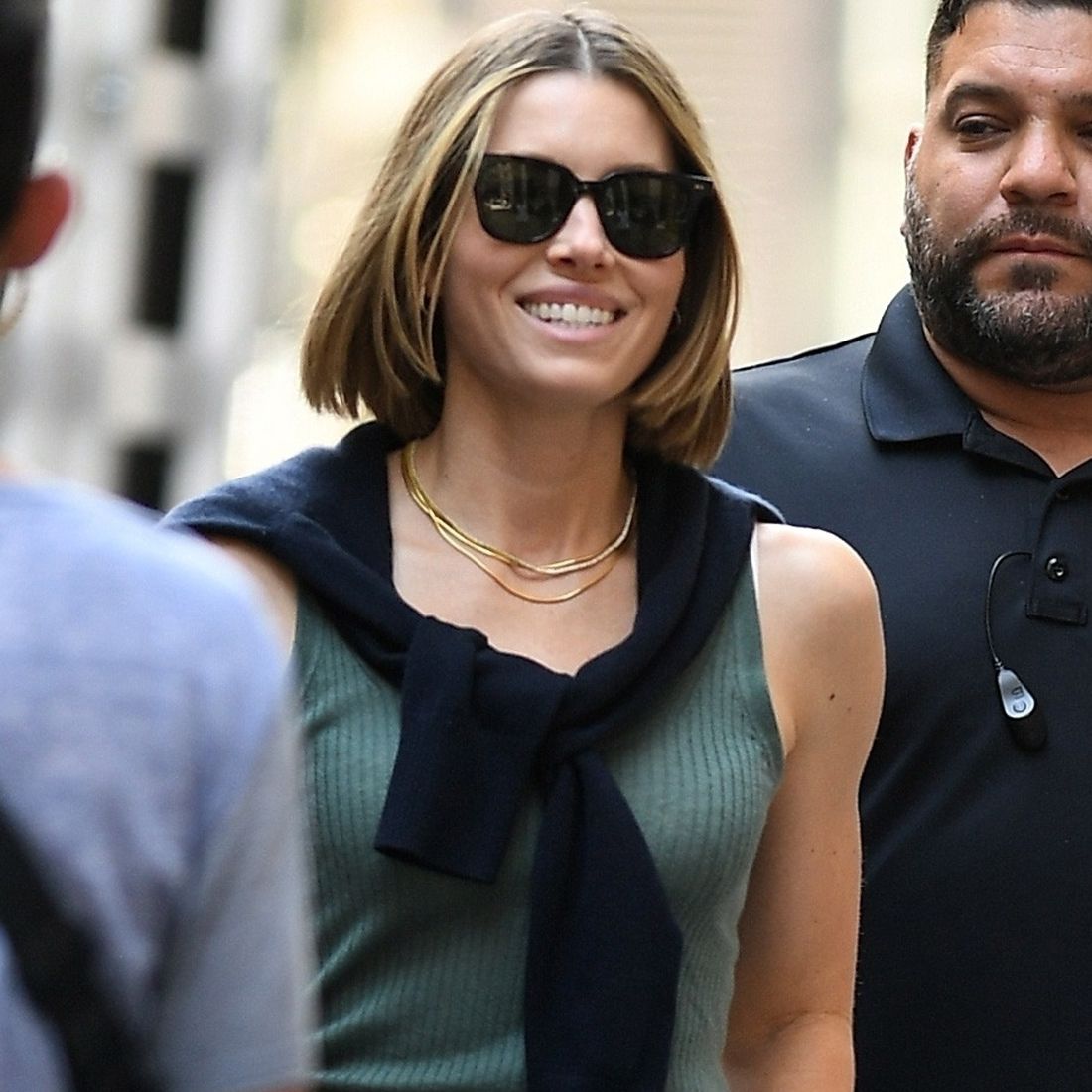Jessica Biel was seen on the streets of New York getting ready to film her latest project, "The Better Sister." She looked 