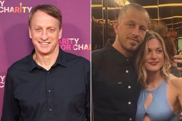 Tony Hawk and Riley hawk & Frances Bean Cobain