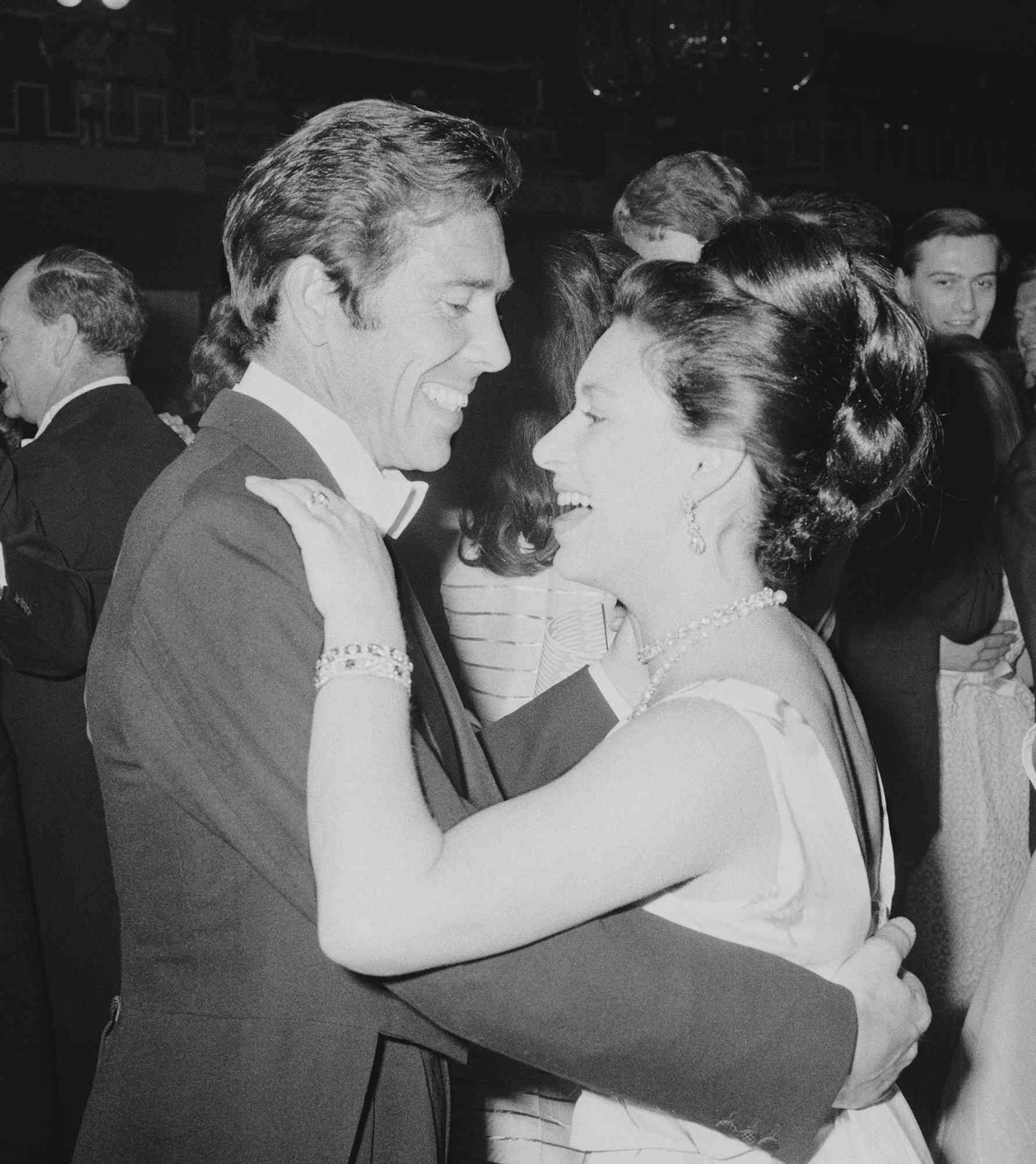 Princess Margaret Countess of Snowdon (1930 - 2002) dancing with her husband Antony Armstrong-Jones - 1st Earl of Snowdon at the Canadian Women's Club Centenary Ball at Grosvenor House, London