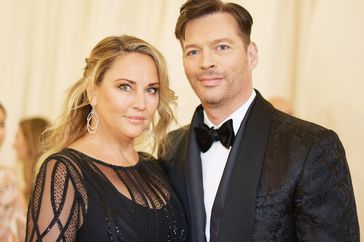 Jill Goodacre Connick and Harry Connick Jr. attend the Heavenly Bodies: Fashion & The Catholic Imagination Costume Institute Gala at The Metropolitan Museum of Art on May 7, 2018 in New York City
