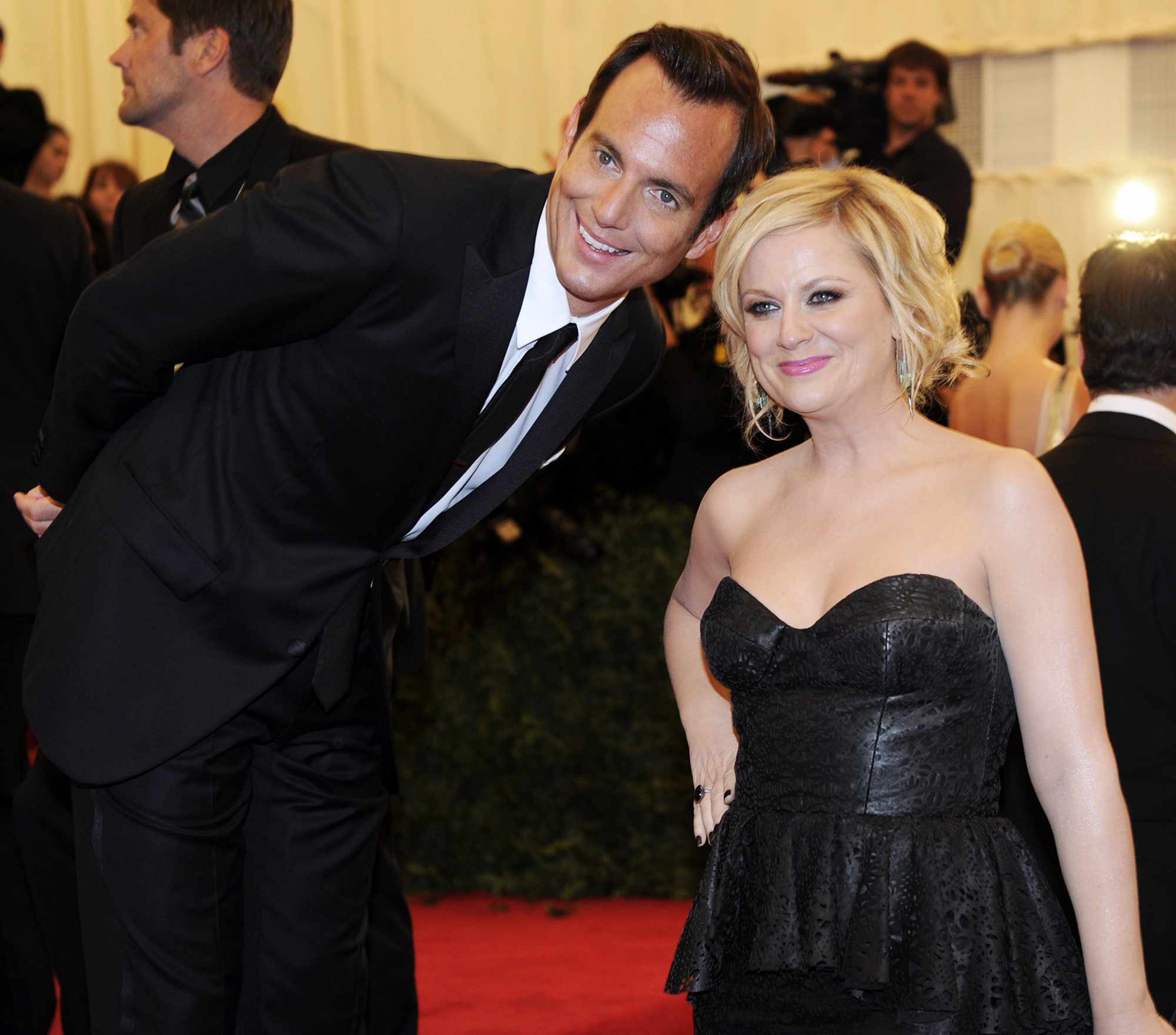 Amy Poehler Will Arnett attend the Costume Institute Benefit at The Metropolitan Museum of Art May 7, 2012, celebrating the opening of Schiaparelli and Prada: Impossible Conversations