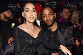 Whitney Alford and Kendrick Lamar attend the 60th Annual GRAMMY Awards on January 28, 2018 in New York City.