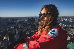 Jared Leto Climbing the Empire State Building