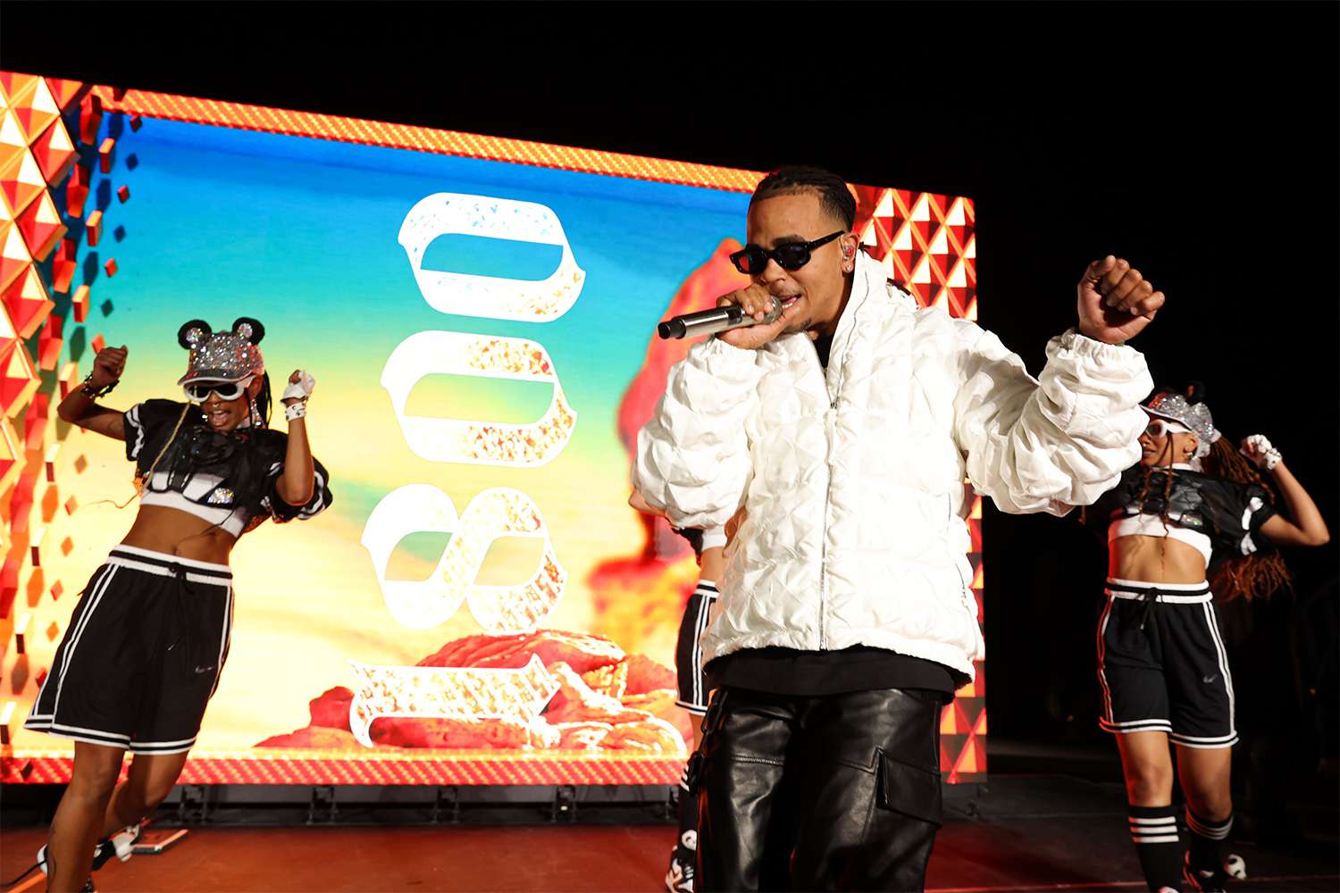 Ozuna performs