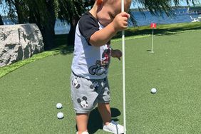 Katharine McPhee Shares Photo of Son Rennie on Golf Course