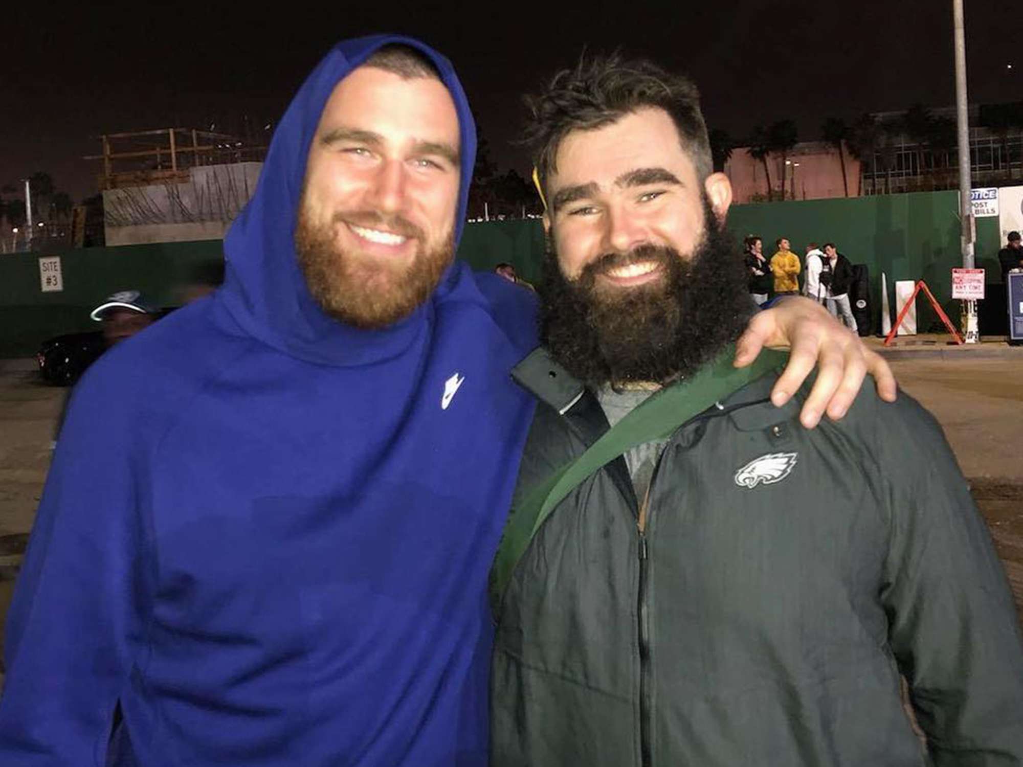 Travis and Jason Kelce