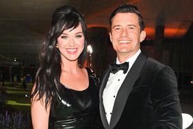 Katy Perry and Orlando Bloom attend the Academy Museum of Motion Pictures in Los Angeles, California.