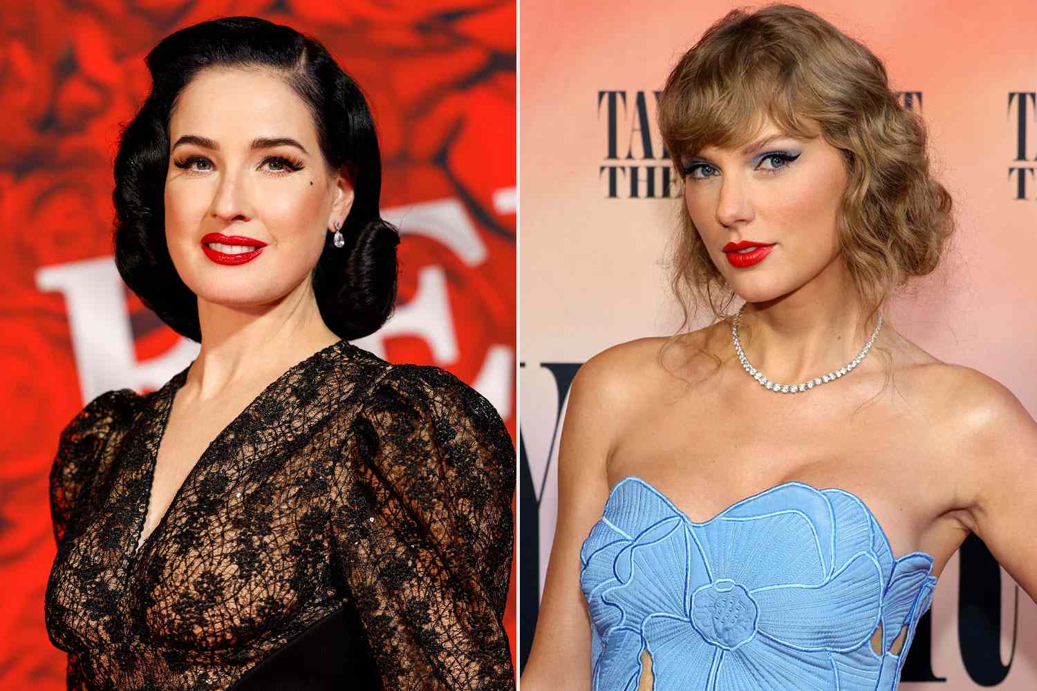  dita von teese and taylor swift