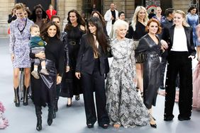 Eva Longoria, Santiago Enrique Baston, Cheryl, Camila Cabello, Aishwarya Rai, Geri Horner, Amber Heard, Doutzen Kroes, Helen Mirren, Andie MacDowel, Cheryl. Actresses Aishwarya Rai, from front left, Eva Longoria, carrying her son Santiago Enrique Baston, singer Camila Cabello, actress Dame Helen Mirren, singer Geri Horner, actress Amber Heard