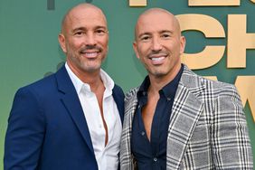 Brett Oppenheim and Jason Oppenheim at the People's Choice Awards on February 18, 2024 in Santa Monica, California.