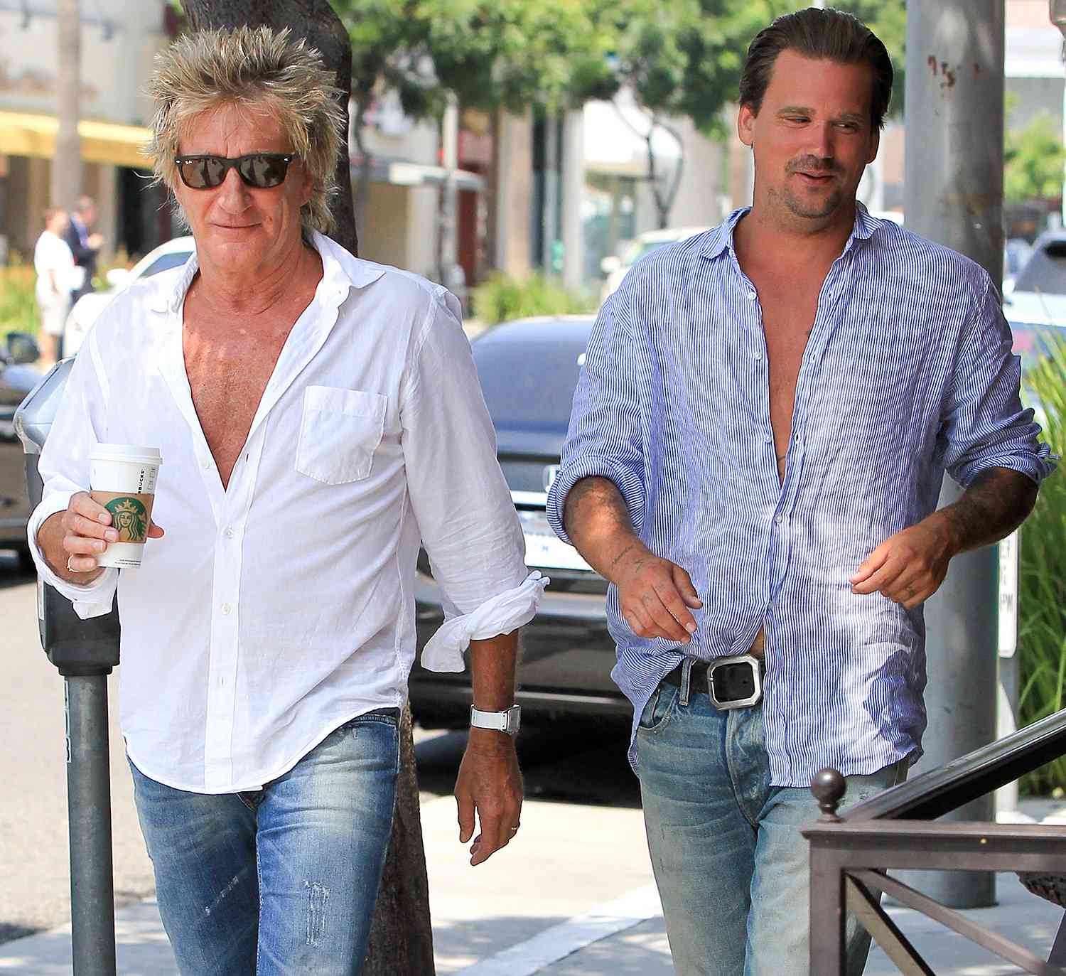 Rod Stewart and Sean Stewart