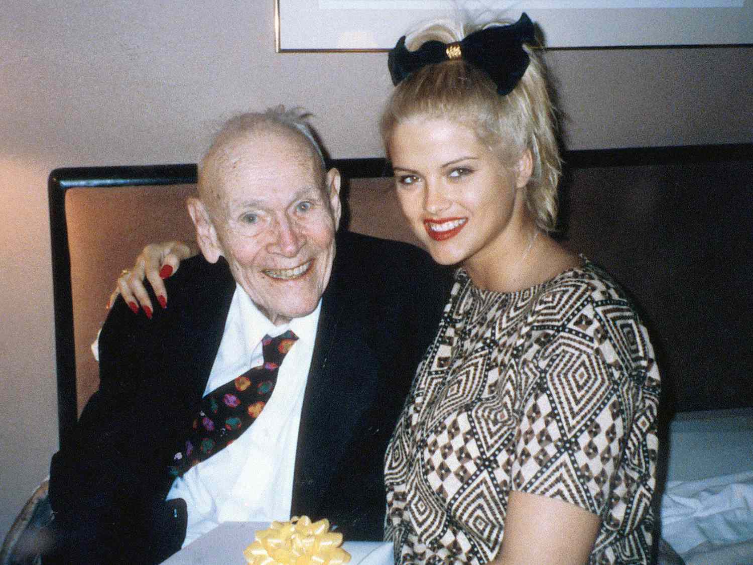 Anna Nicole Smith with Husband John Howard Marshall II 