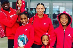 Ne-Yo and Crystal Renay with their kids. 