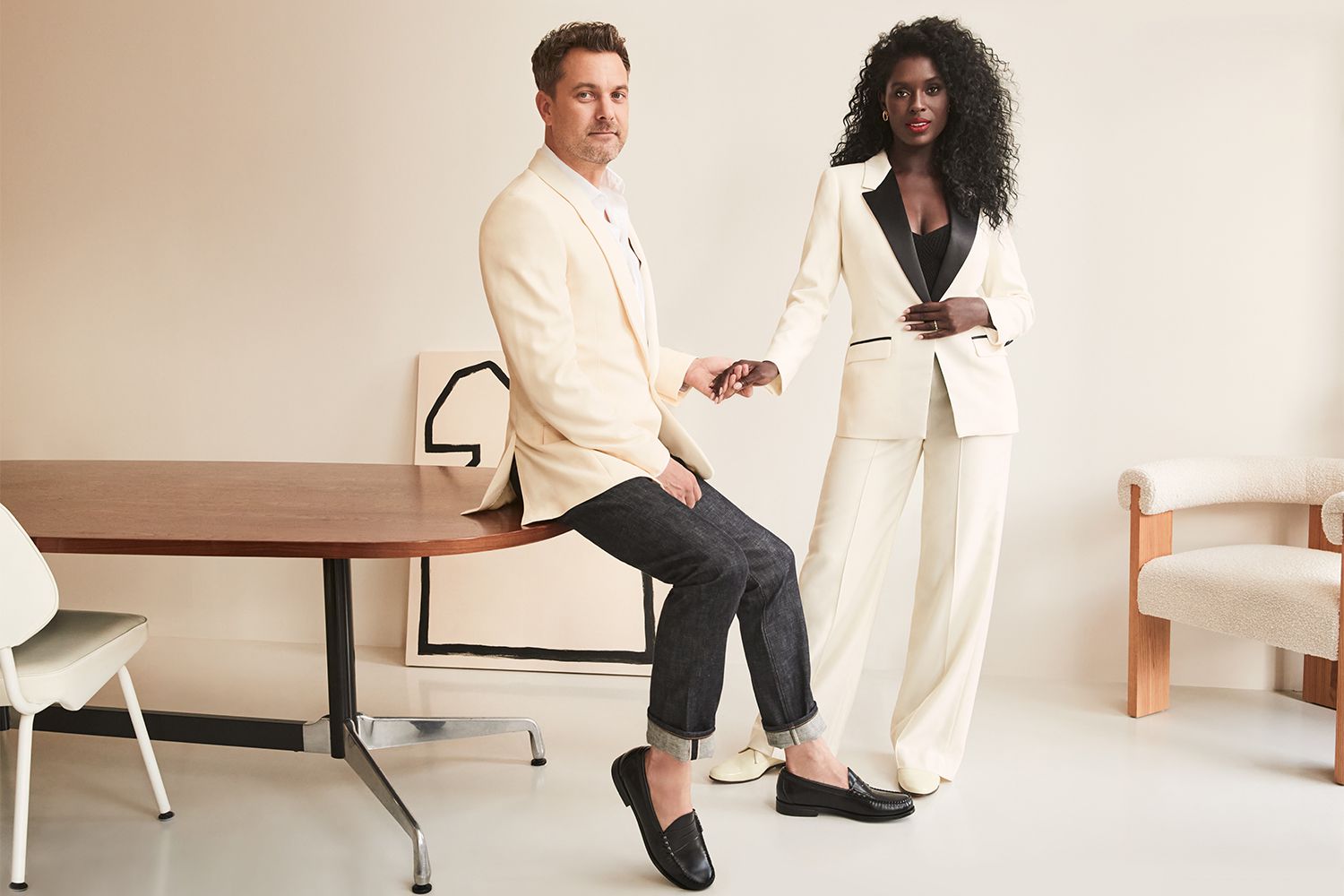 Jodie Turner-Smith and Joshua Jackson