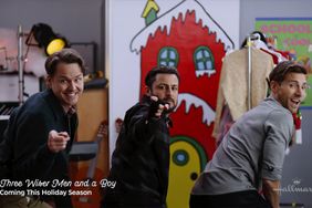 Tyler Hynes, Andrew Walker and Paul Campbell together from this teaser of Hallmark Channel's Three Wiser Men and a Boy