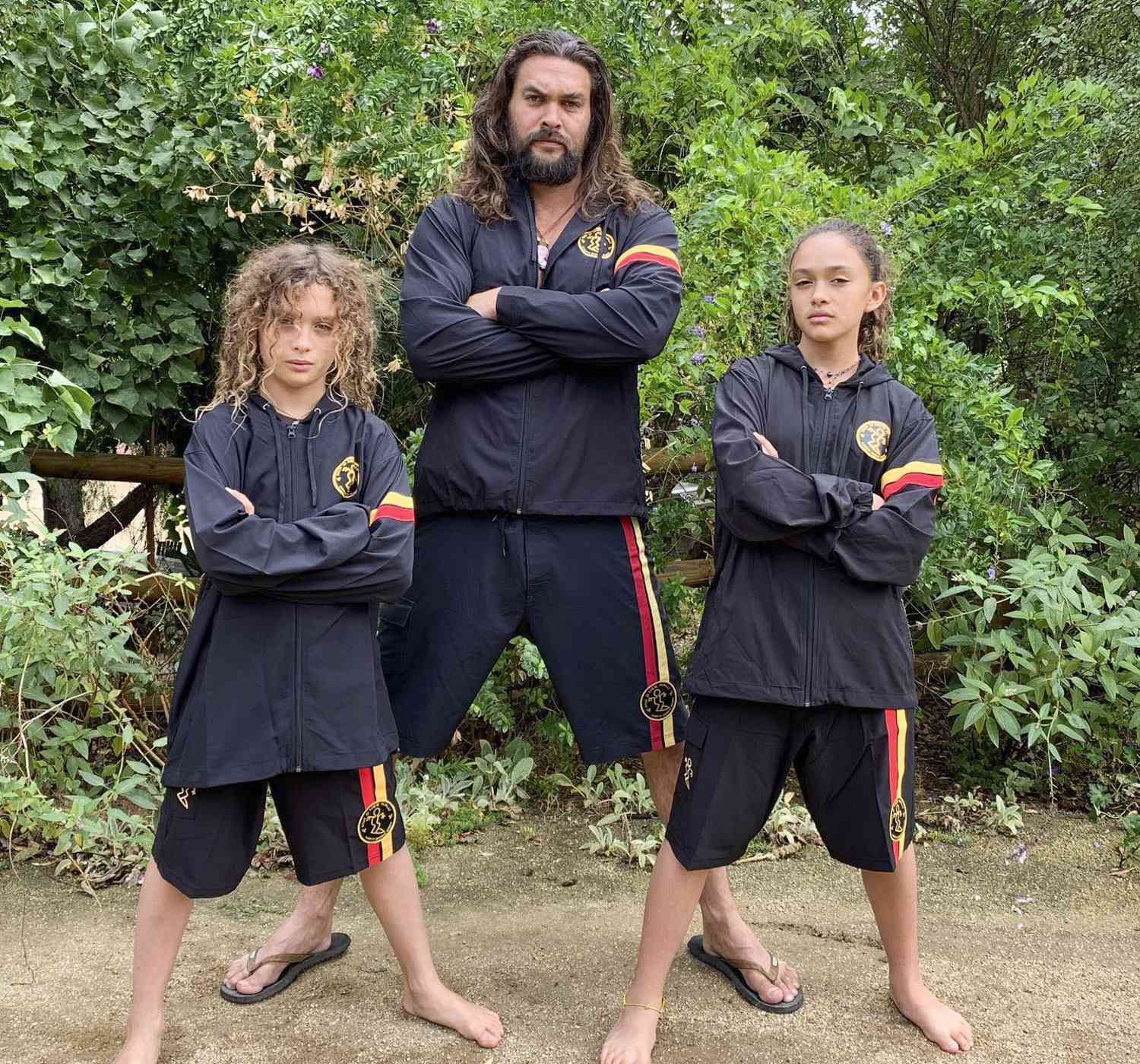 Jason Momoa and kids