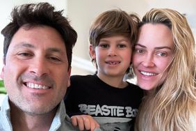 Peta Murgatroyd and Maksim Chmerkovskiy with their son Shai Birthday