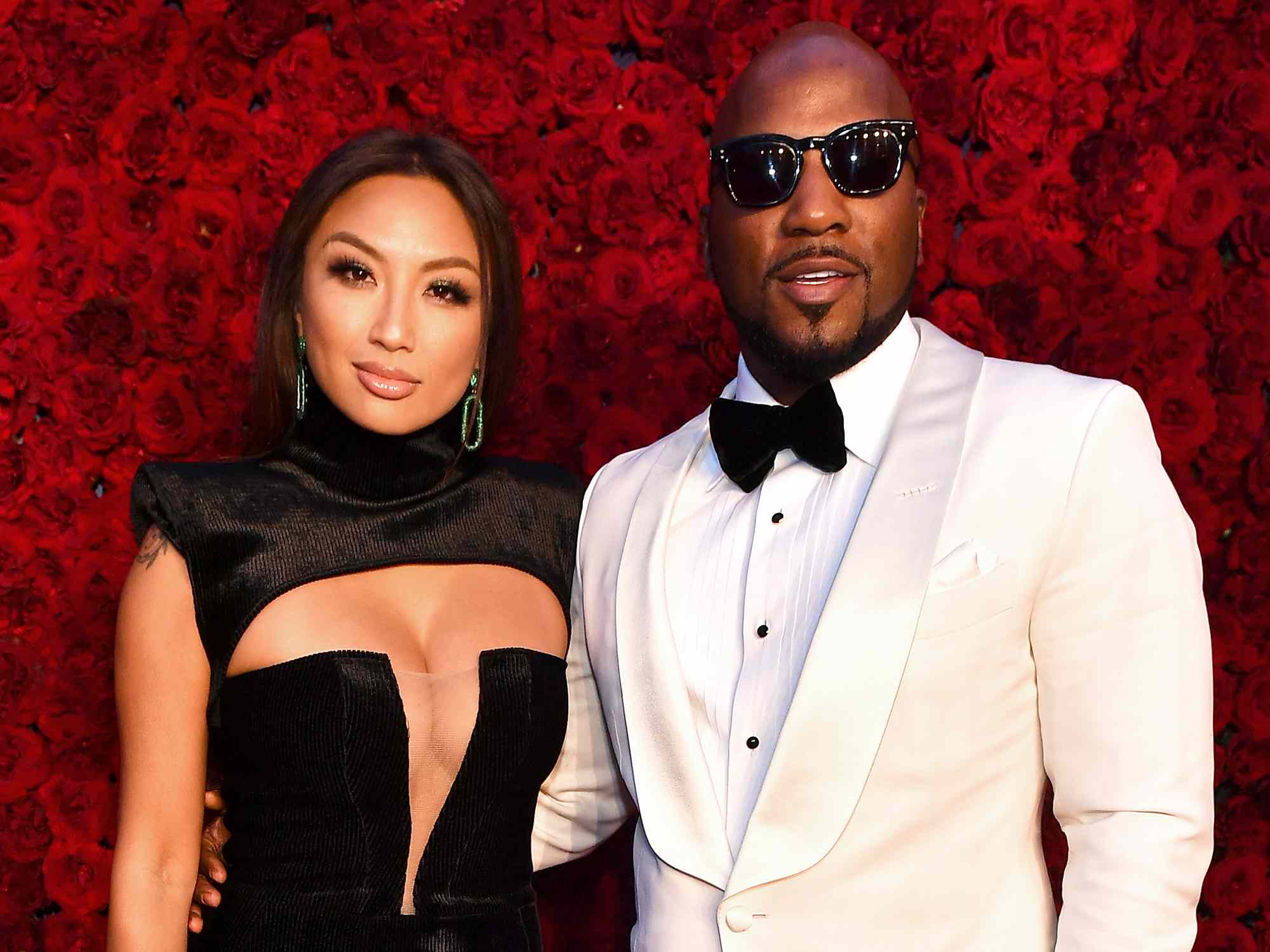 Jeannie Mai and Jeezy attend Tyler Perry Studios grand opening gala in 2019