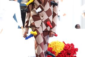 Aoki Lee Simmons walks the runway during the Pyer Moss Couture Haute Couture Fall/Winter 2021/2022 show as part of Paris Fashion Week on July 10, 2021 in Irvington