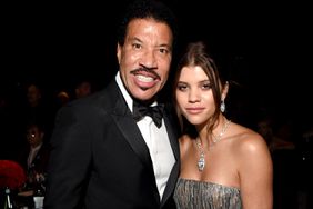 Lionel Richie (L) and Sofia Richie attend the 26th annual Elton John AIDS Foundation Academy Awards Viewing Party sponsored by Bulgari, celebrating EJAF and the 90th Academy Awards at The City of West Hollywood Park on March 4, 2018 in West Hollywood, California