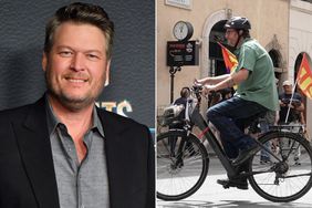 Blake Shelton attends "CMT Giants: Alabama" Blake Shelton Shares Hilarious Photo of Him Biking Back to Hotel After He 'Drank So Much' in Italy