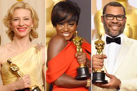 Cate Blanchett at the 77th Annual Academy Awards on February 27, 2005. ; Viola Davis at the 89th Annual Academy Awards on February 26, 2017. ; Jordan Peele at the the 90th Annual Academy Awards on March 4, 2018. 