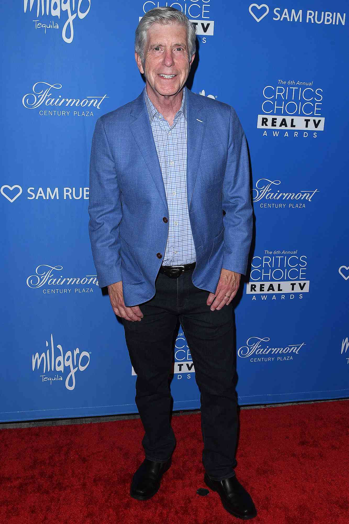 Tom Bergeron arrives at the 2024 Critics Choice Real TV Awards at Fairmont Century Plaza on June 15, 2024 in Los Angeles, California.