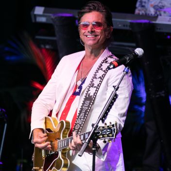 The Beach Boys with John Stamos performing at Meadow Brook Amphitheatre, Rochester Hills, MI