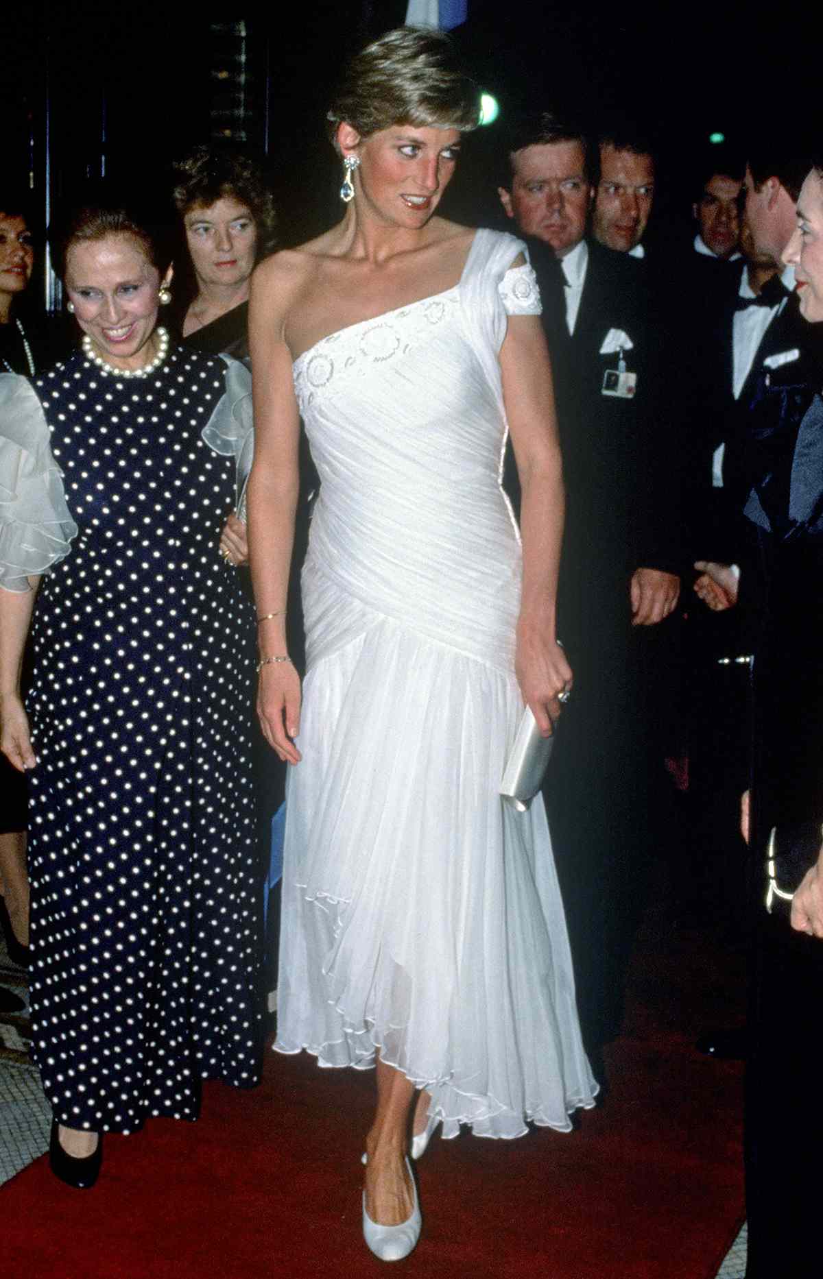 Princess Diana visit to Brazil. Image shot 1991