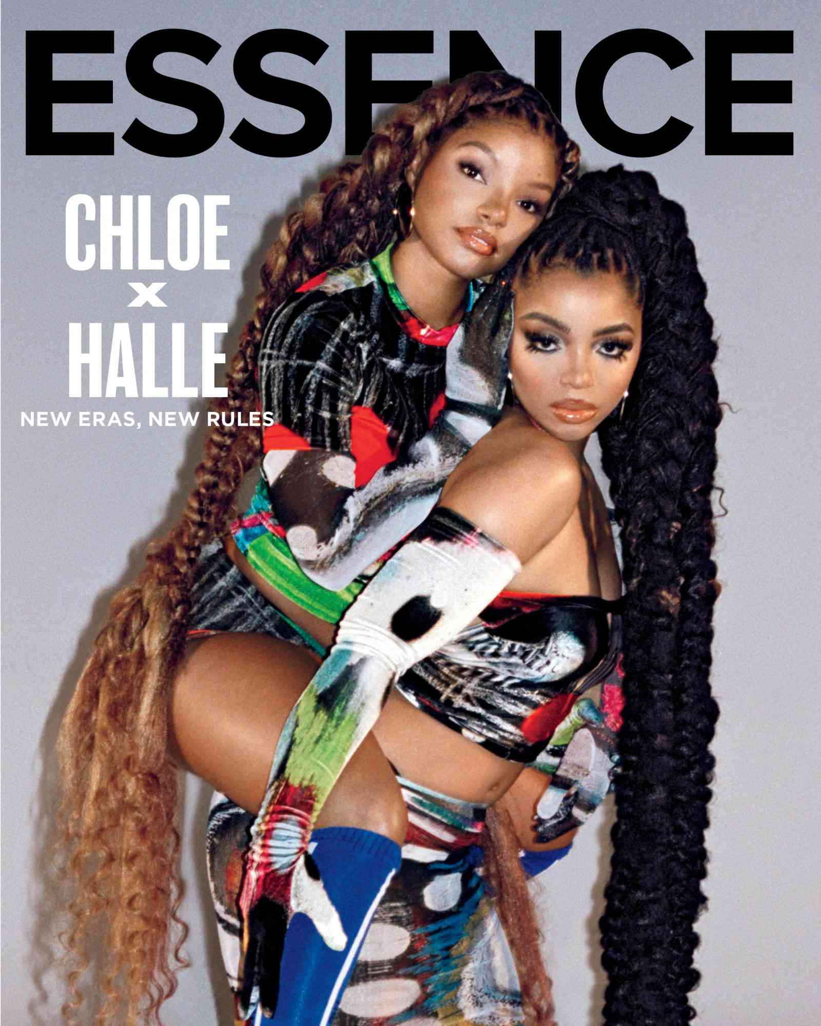 chloe and halle bailey essence cover