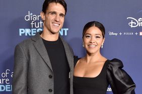 Gina Rodriguez and husband Joe LoCicero attend the Premiere Of Disney +'s "Diary Of A Future President" at ArcLight Cinemas on January 14, 2020 in Hollywood, California