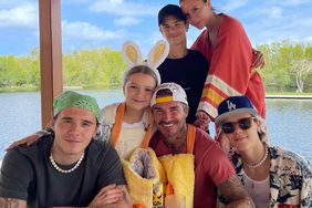 Victoria, David, Brooklyn and the Beckham family spend easter together