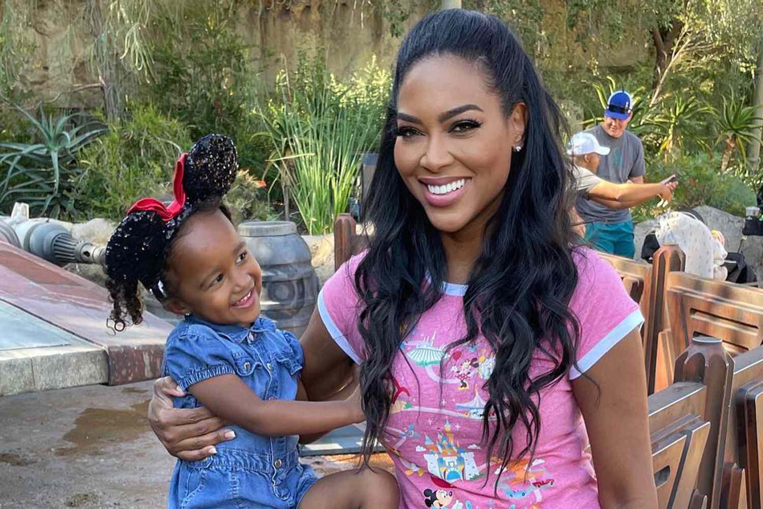 Kenya Moore and daughter Brooklyn Daly.