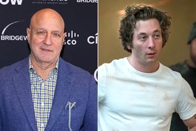 Tom Colicchio and Jeremy Allen White in The Bear