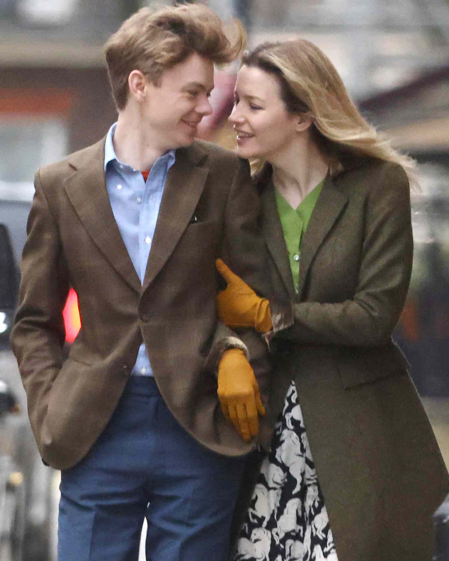 Thomas Brodie-Sangster and Talulah Riley