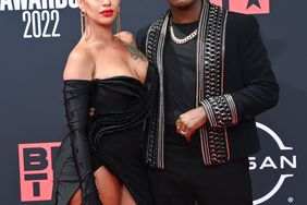 Ne-Yo and Crystal Smith attend the 2022 BET Awards at Microsoft Theater