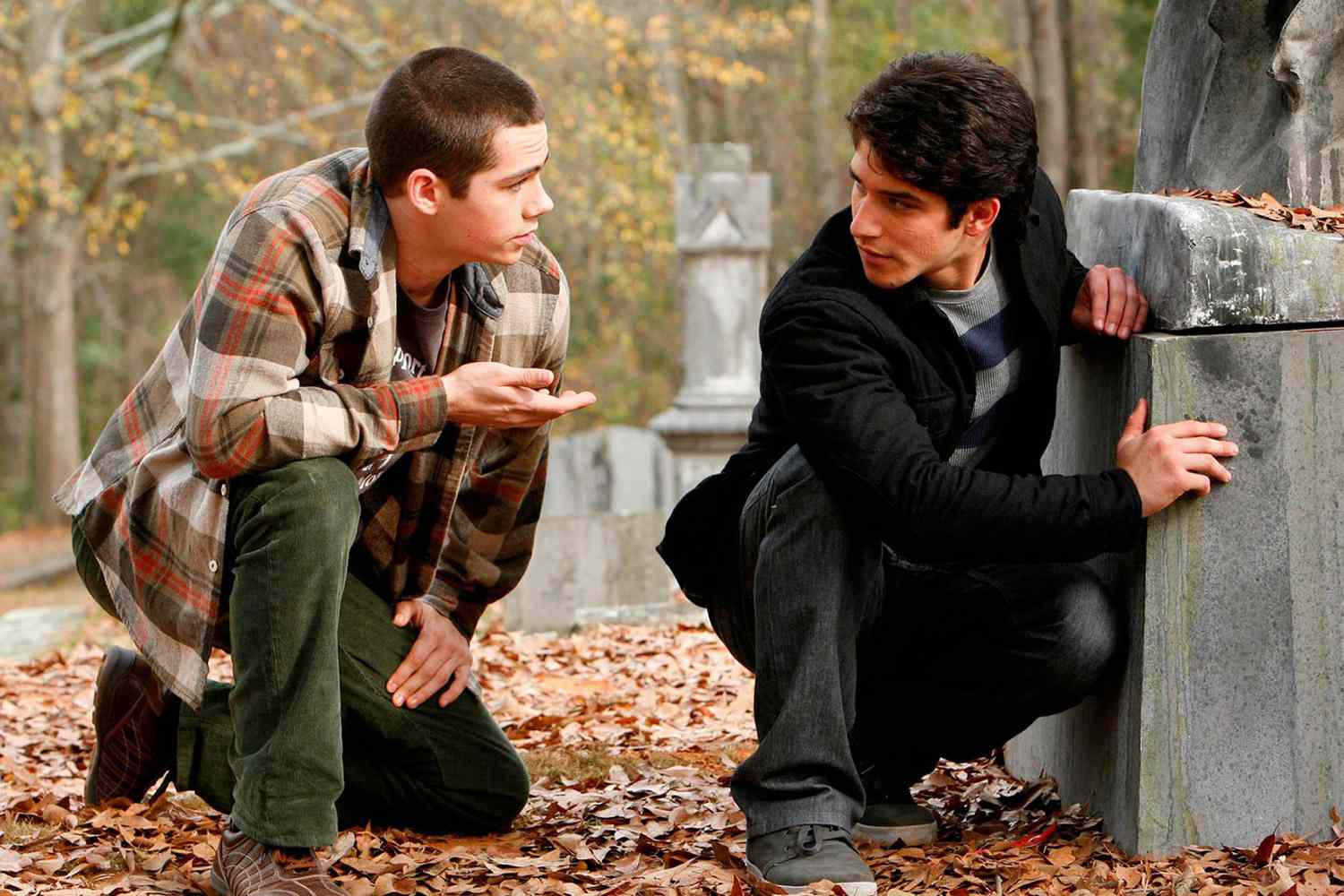 Scott McCall (Tyler Posey) and Stiles (Dylan O'Brien) Season Two