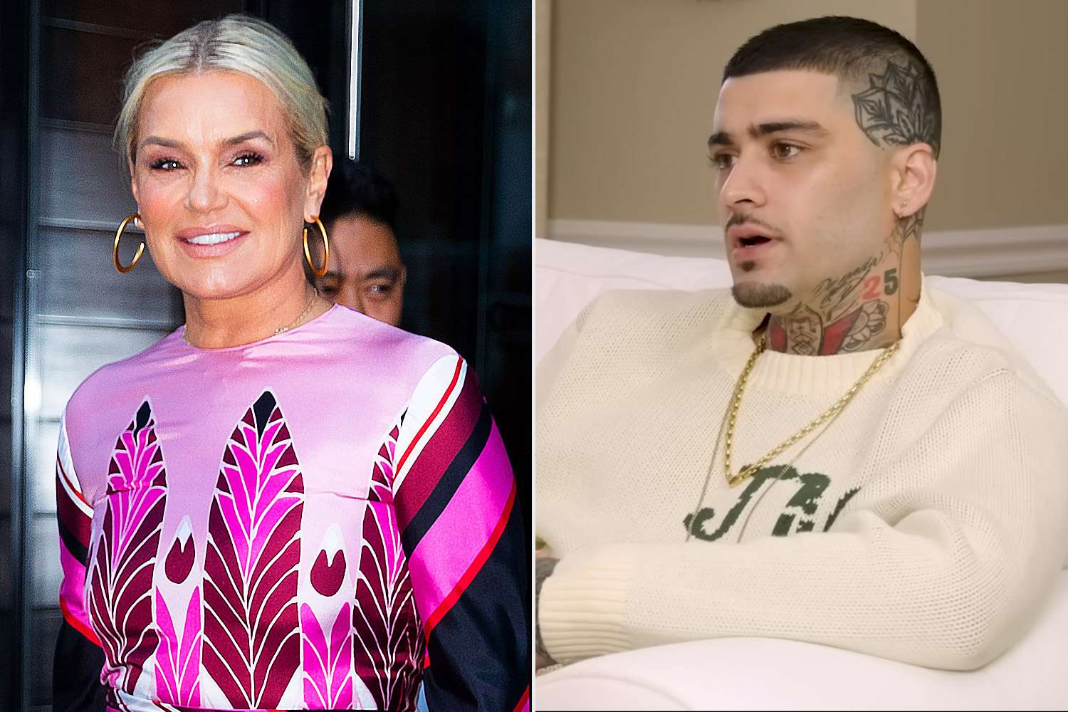 Yolanda Hadid and Zayn Malik on Call Her Daddy Podcast 