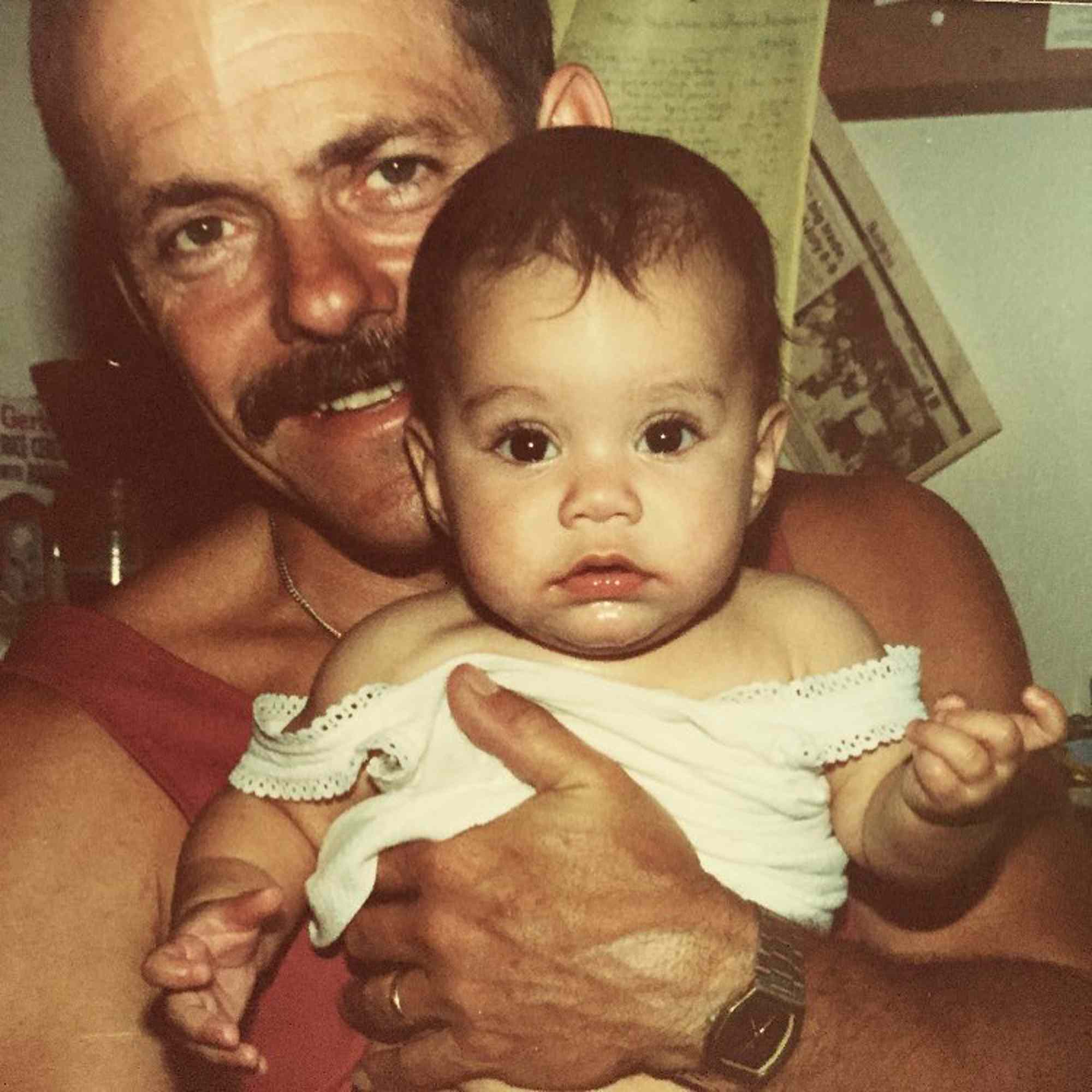 Vanessa Hudgens with her dad, Gregory Hudgens.