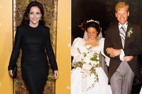 Julia Louis-Dreyfus and her wedding dress