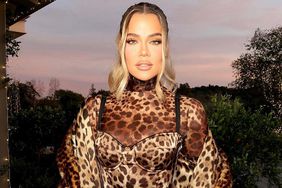 Khloe Kardashian Wears Head-to-Toe Leopard-Print Outfit