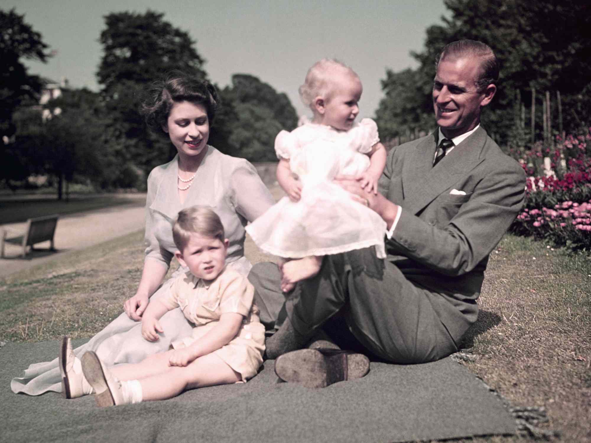 Royal Family Picnicking at Balmoral