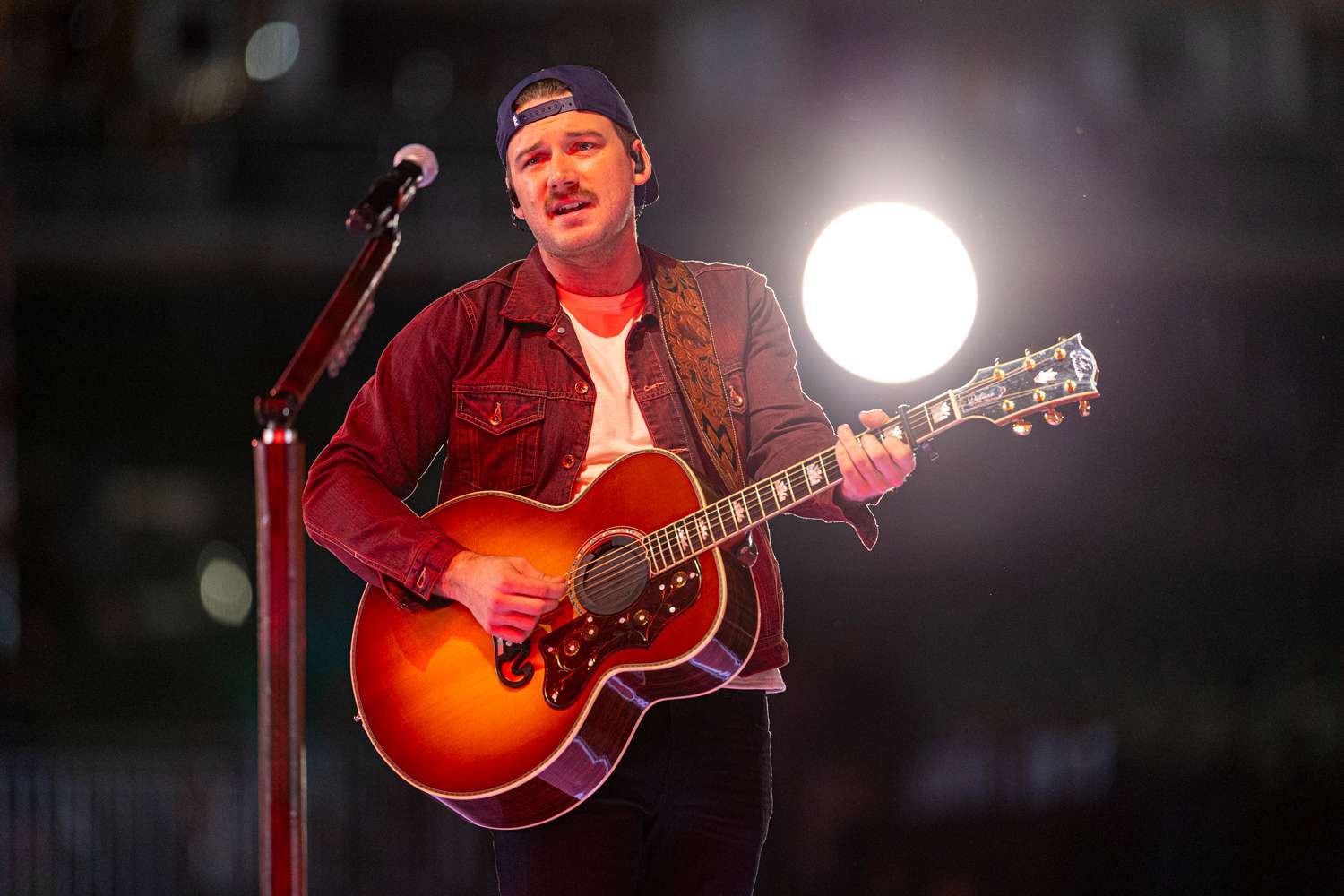 Morgan Wallen performs the song "'98 Braves" at the 2023 Billboard Music Awards at Truist Park in Atlanta, Georgia. The show airs on November 19, 2023 on BBMAs.watch.