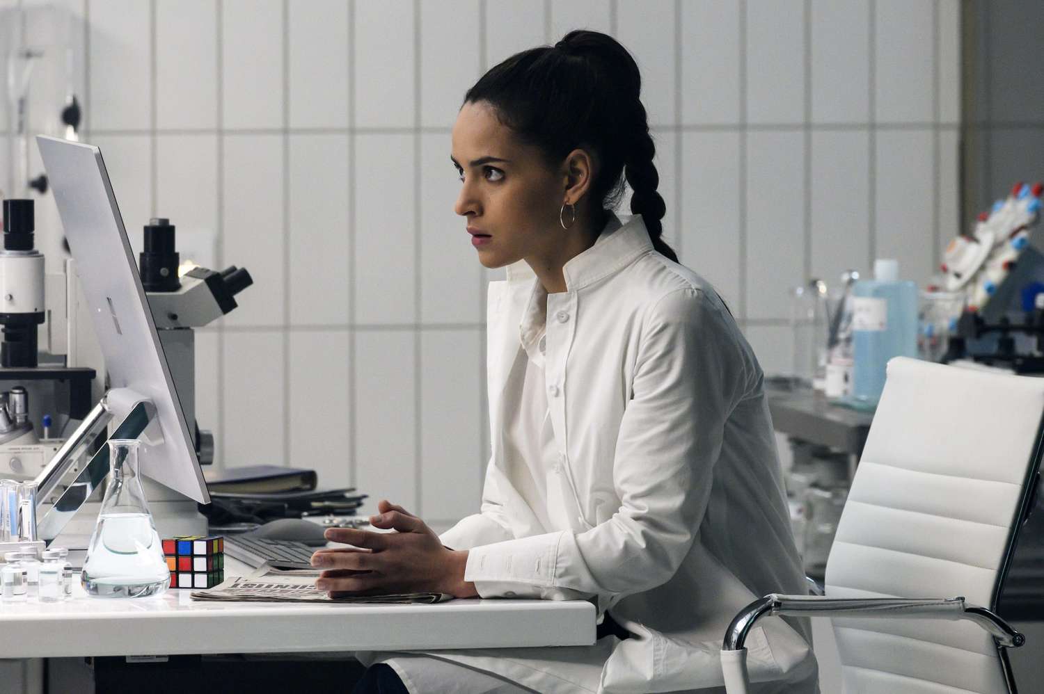 Martine Bancroft (Adria Arjona) in Columbia Pictures' MORBIUS