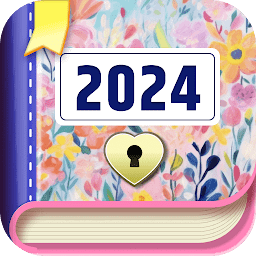 圖示圖片：日記 - 記錄日常，帶密碼的日記本與手帳，心情日記