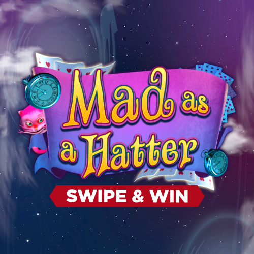 Mad as a Hatter, Swipe & Win, Free Bonus Play, Sundays, Promo Kiosk