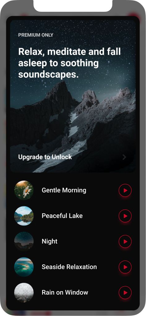 Image showcasing the features in the app