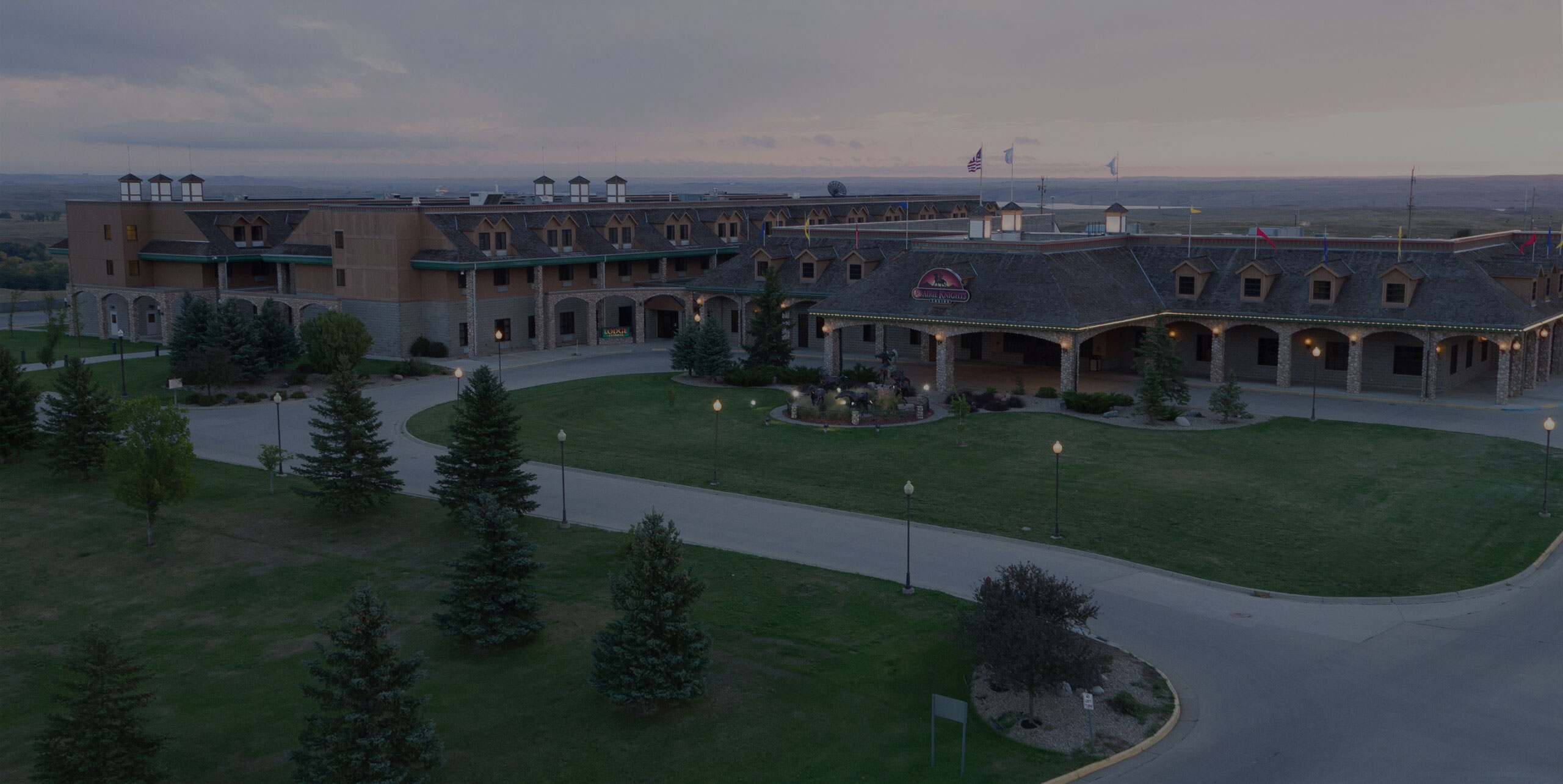 Exterior shot of Prairie Knights Casino and Resort